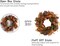 20 inch Thanksgiving Wreath Magnolia Leaves with Pine Needle Yellow Berry Wreath(Yellow Berry)3"D x 20"W x 20"H